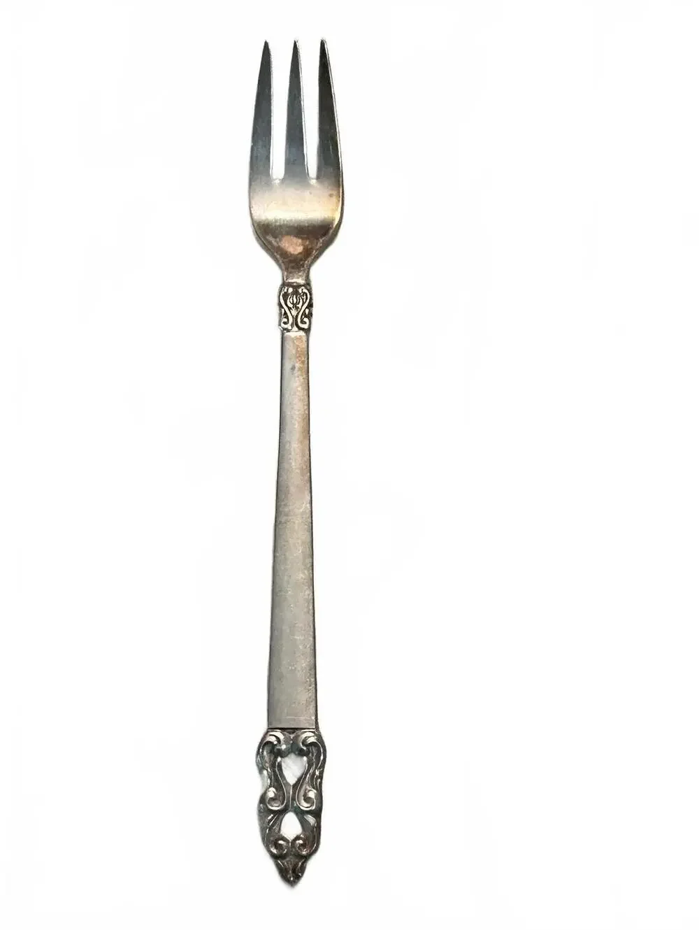1847 Rogers Bros King Frederik Silverplate Single Seafood Cocktail Fork